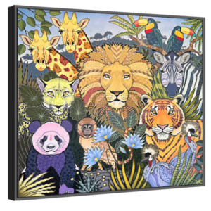 Jungle Painting in a frame